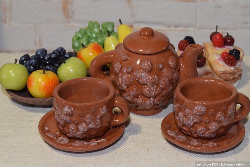 Новая партия посуды. Разгружаю печку (фото 3)