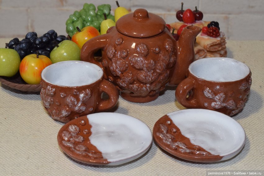 Новая партия посуды. Разгружаю печку (фото 2)