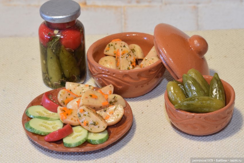 Картошка, блины и пирог — Кукольная миниатюра своими руками: еда