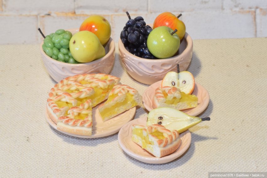 Картошка, блины и пирог — Кукольная миниатюра своими руками: еда