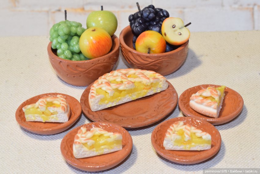 Картошка, блины и пирог — Кукольная миниатюра своими руками: еда