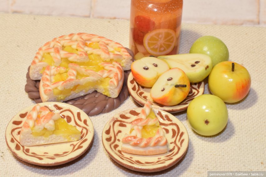 Картошка, блины и пирог — Кукольная миниатюра своими руками: еда