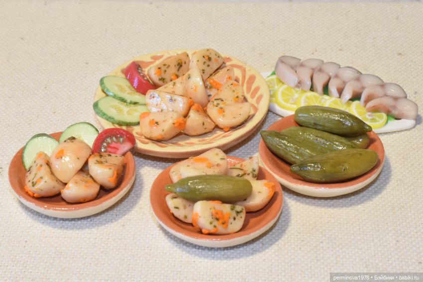 Картошка, блины и пирог — Кукольная миниатюра своими руками: еда