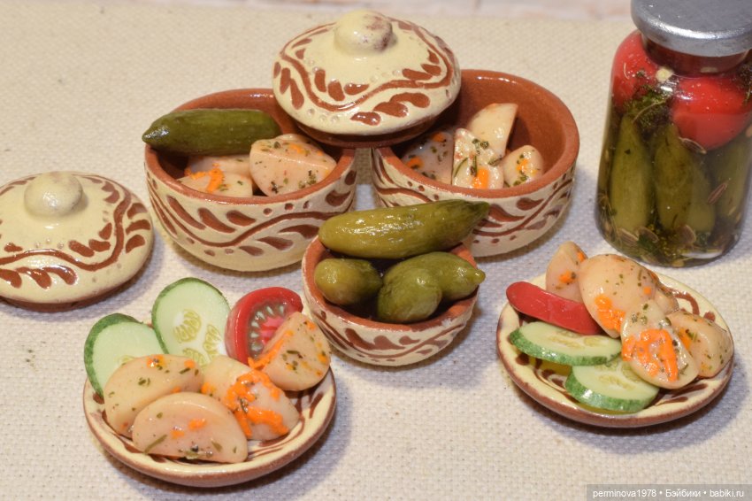 Картошка, блины и пирог — Кукольная миниатюра своими руками: еда