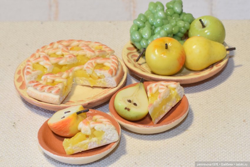 Картошка, блины и пирог — Кукольная миниатюра своими руками: еда