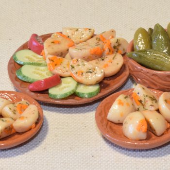 Картошка, блины и пирог