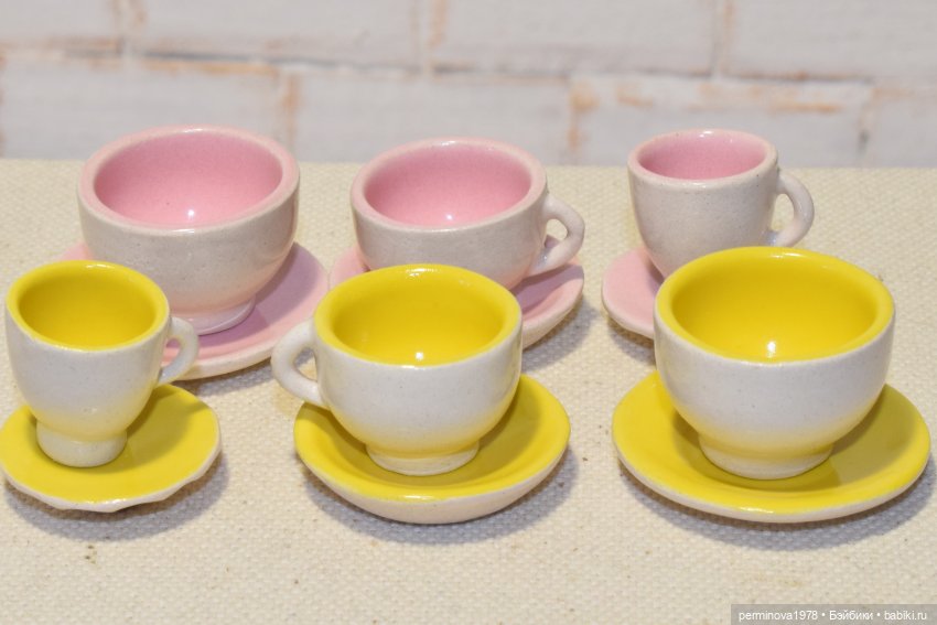 Чайные пары 1 к 6 и 1 к 4