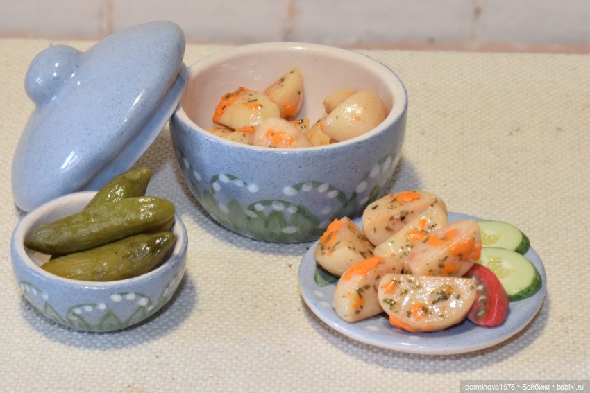 Ландыши. Набор посуды 1 к 6