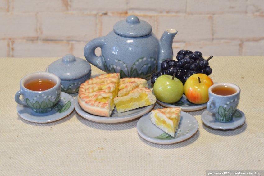 Ландыши. Набор посуды 1 к 6