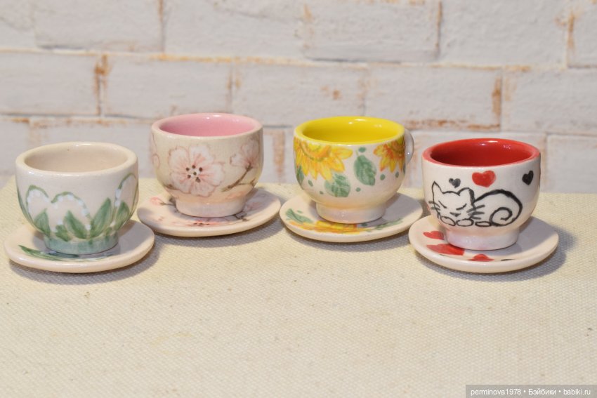 Чайные пары 1 к 6 и 1 к 4