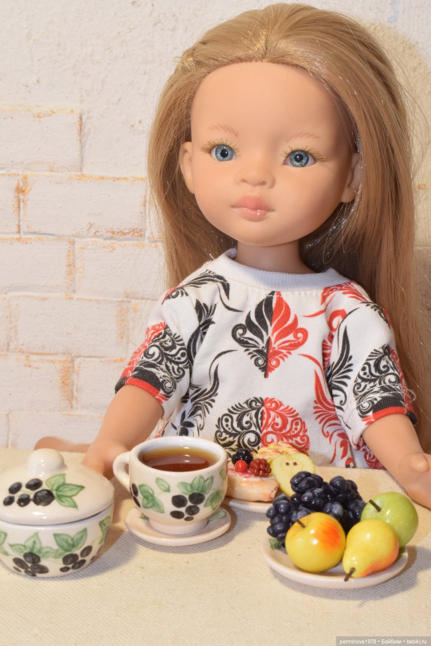 "Чёрная смородина" чайный сервиз 1 к 4 (фото 9)