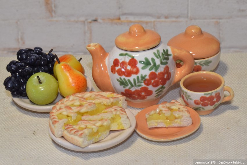 "Рябинка" набор посуды 1 к 6