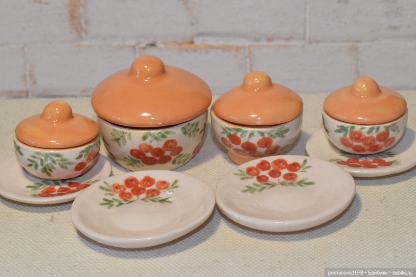 "Рябинка" набор посуды 1 к 6 (фото 6)