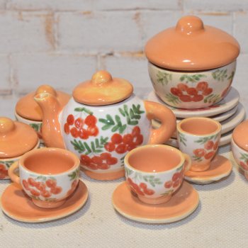 "Рябинка" набор посуды 1 к 6