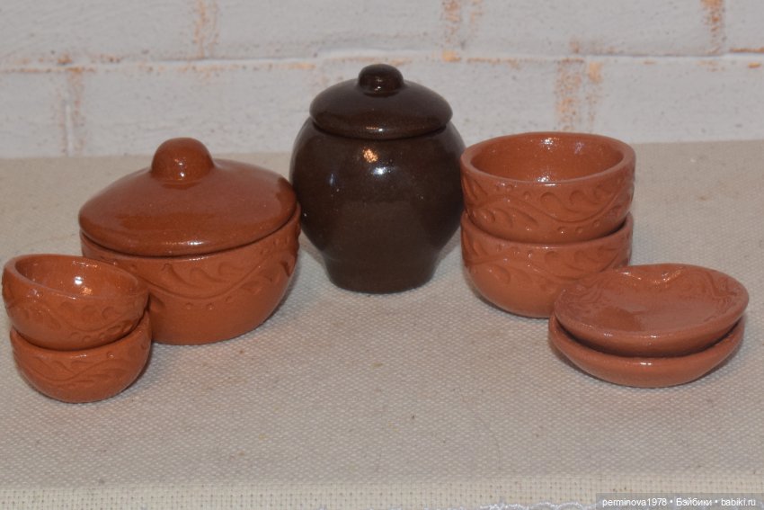 Керамика для кукол — Кукольная миниатюра своими руками: еда (фото 6)