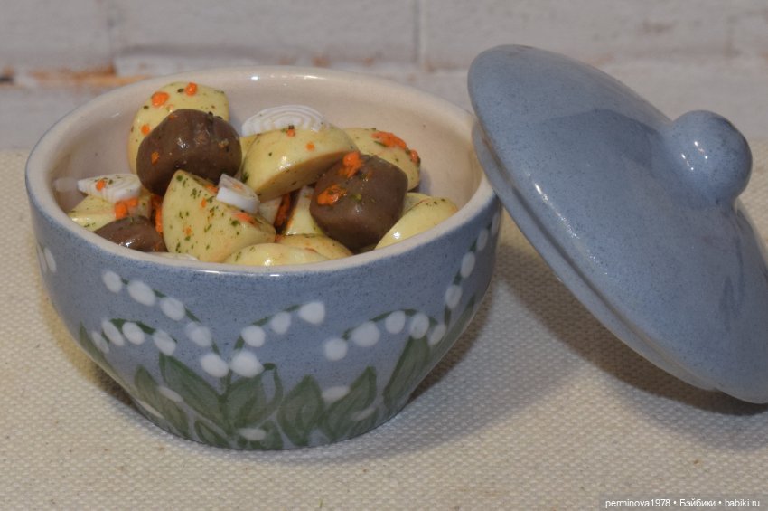 "Ландыши" набор посуды 1 к 4