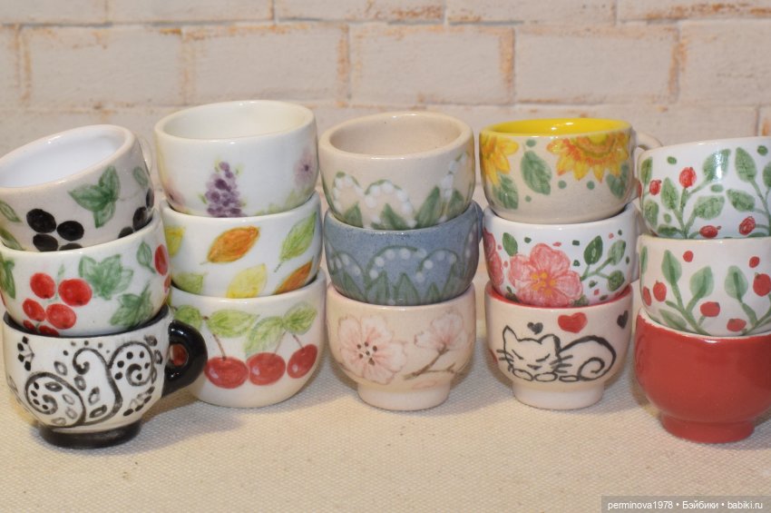 "Фиалки" набор посуды 1 к 6 (фото 4)