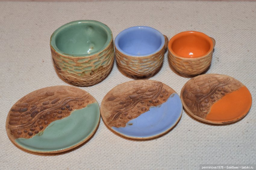 "Фиалки" набор посуды 1 к 6 (фото 9)