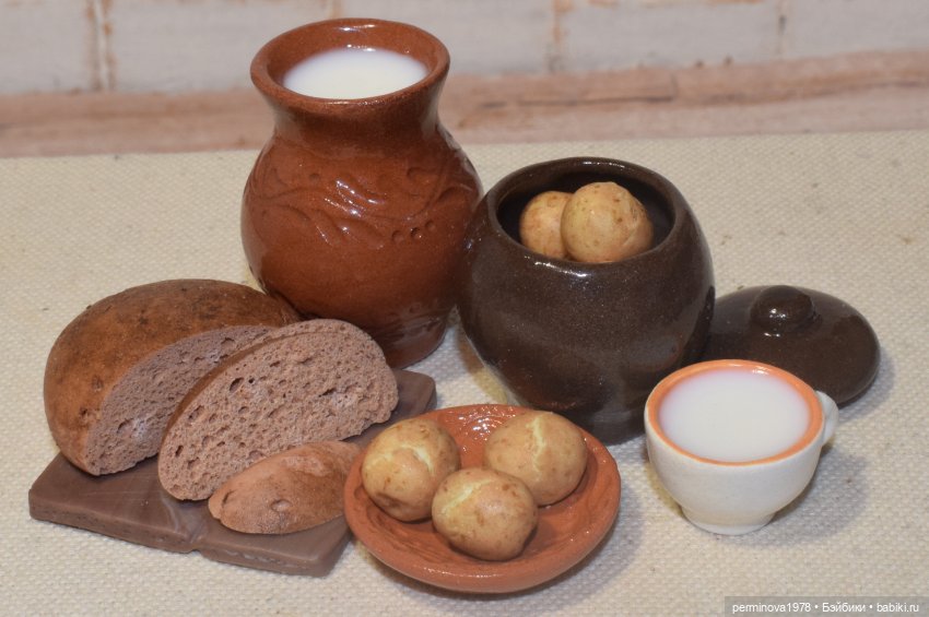 Простая еда — Кукольная миниатюра своими руками: еда (фото 5)