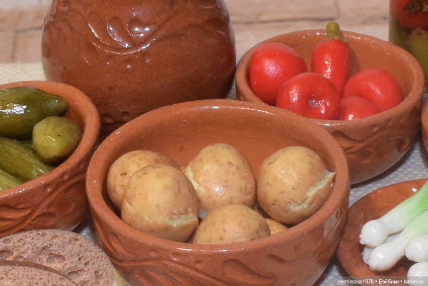 Простая еда — Кукольная миниатюра своими руками: еда