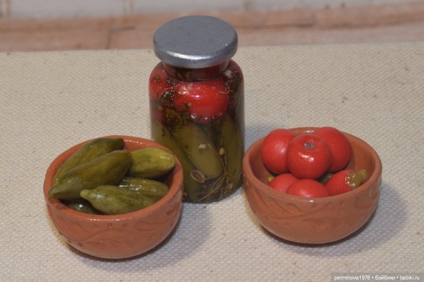 Простая еда — Кукольная миниатюра своими руками: еда