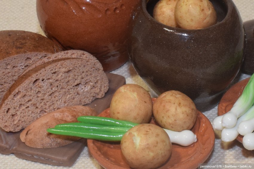 Простая еда — Кукольная миниатюра своими руками: еда