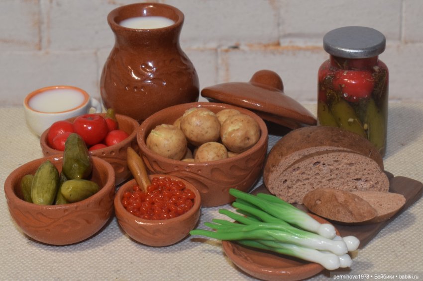 Простая еда — Кукольная миниатюра своими руками: еда