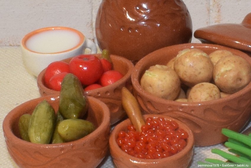 Простая еда — Кукольная миниатюра своими руками: еда