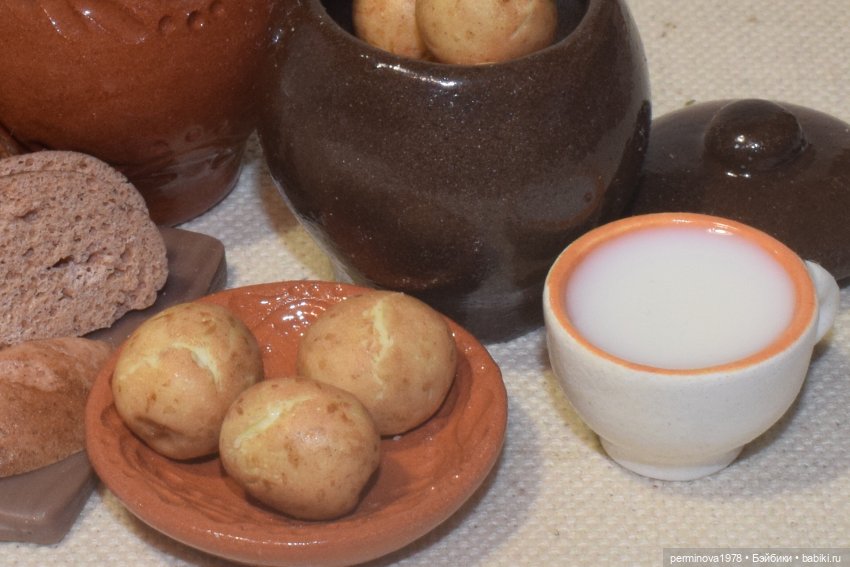 Простая еда — Кукольная миниатюра своими руками: еда (фото 7)