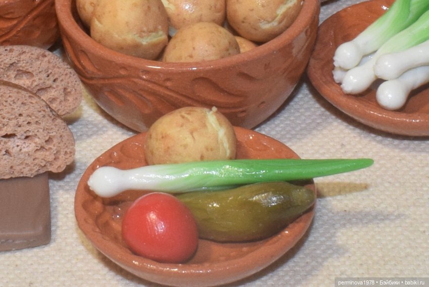 Простая еда — Кукольная миниатюра своими руками: еда
