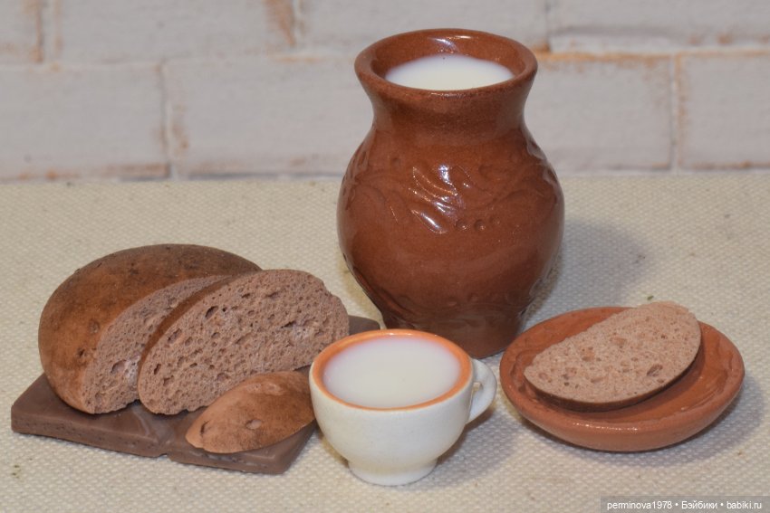 Простая еда — Кукольная миниатюра своими руками: еда (фото 2)