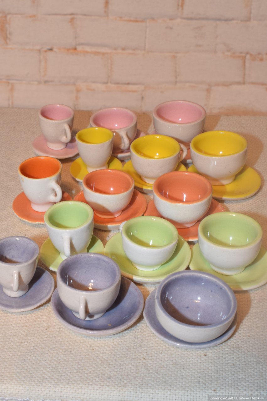 Наборы посуды три в одном в масштабе 1 к 6 (фото 2)