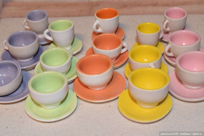 Наборы посуды три в одном в масштабе 1 к 6 (фото 3)