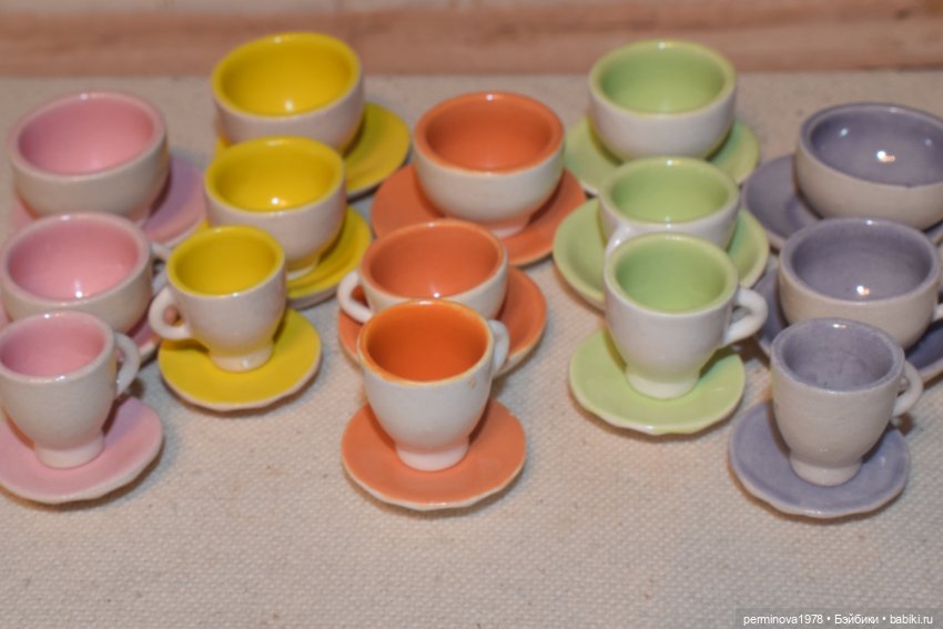 Наборы посуды три в одном в масштабе 1 к 6 (фото 4)