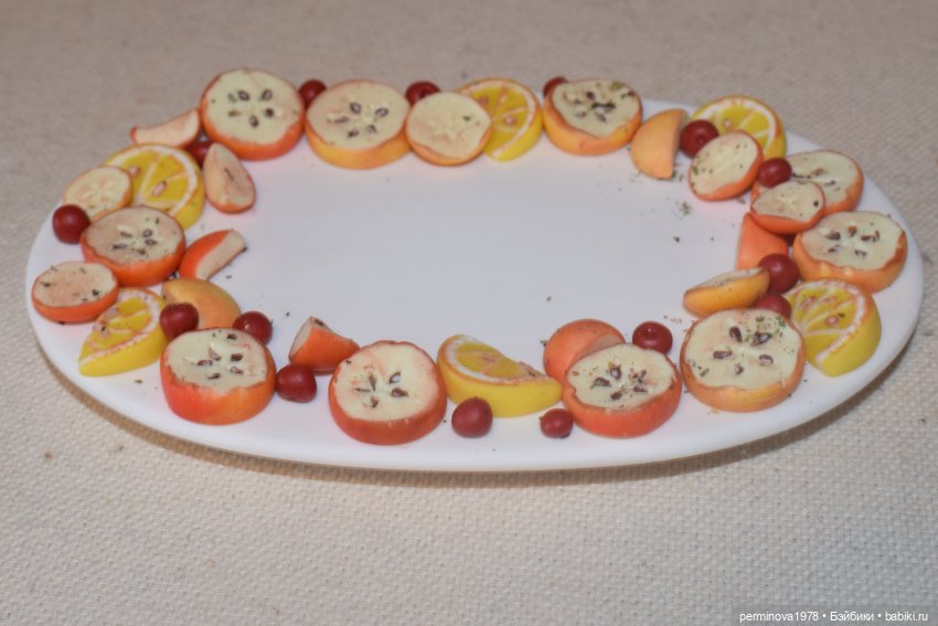 Утка с яблоками — Кукольная миниатюра своими руками: еда (фото 2)