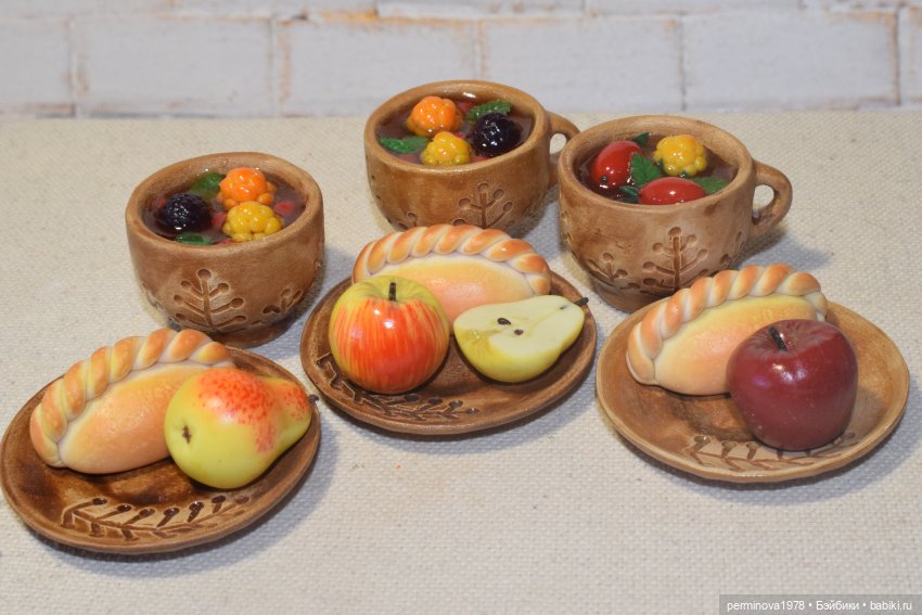 Ягодный чай — Кукольная миниатюра своими руками: еда (фото 7)