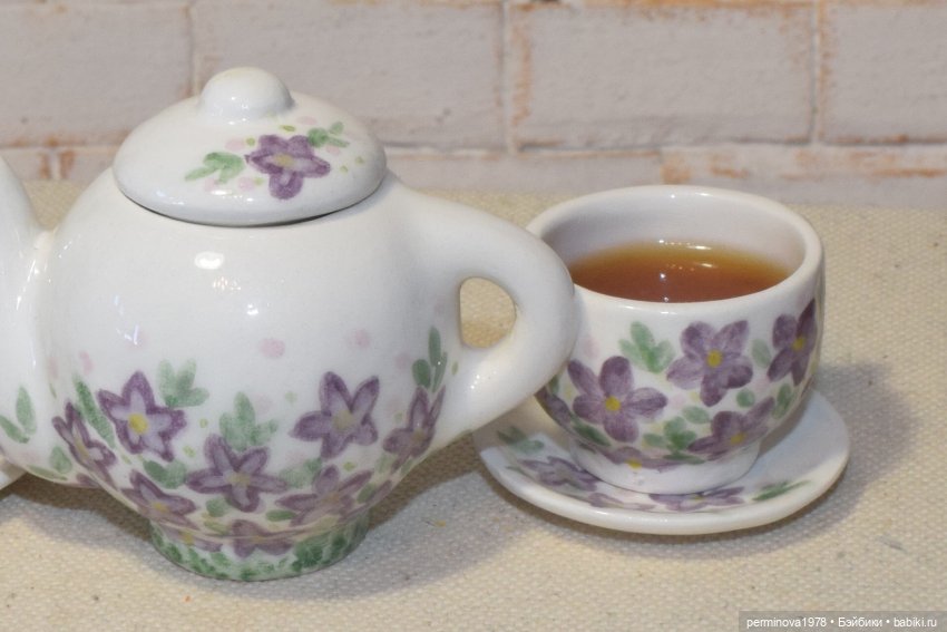 Чайный сервиз "Цветочная полянка" 1 к 4 (фото 6)