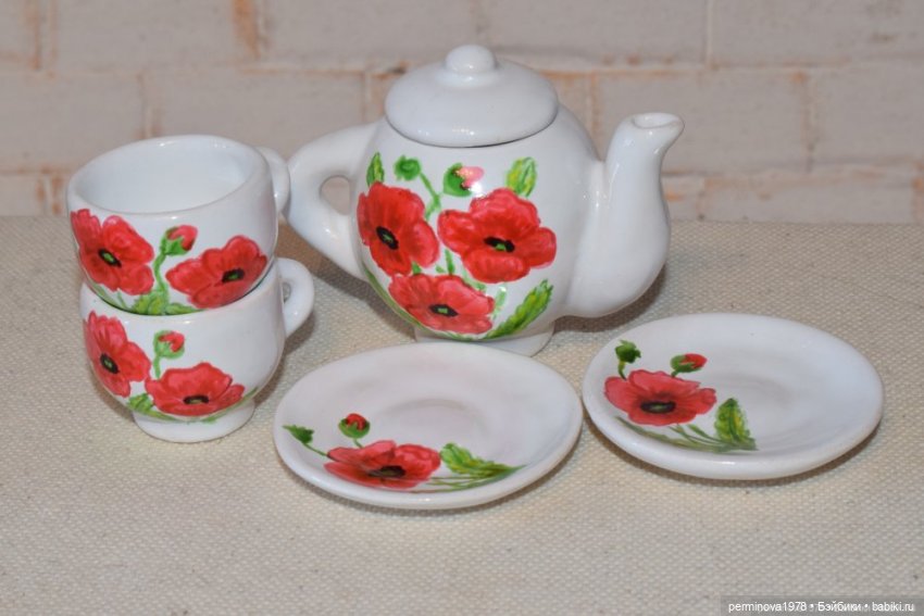 Стёпина Людмила — Авторская керамика для кукол (фото 9)