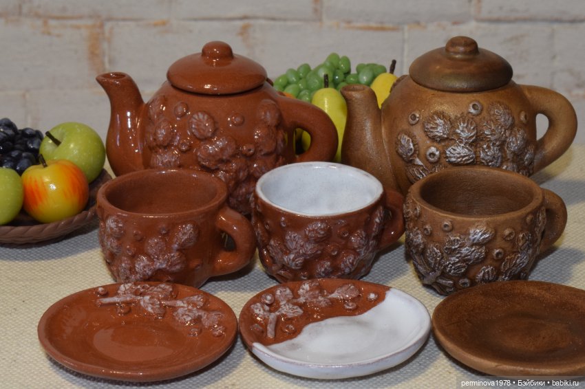 Стёпина Людмила — Авторская керамика для кукол (фото 5)