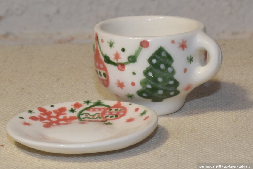 Чайные пары 1 к 4 — Кукольная миниатюра своими руками: еда