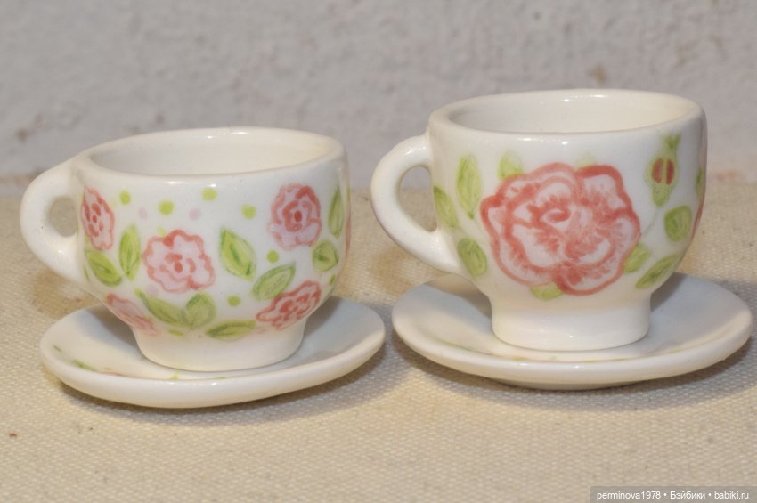 Чайные пары 1 к 4 — Кукольная миниатюра своими руками: еда (фото 3)