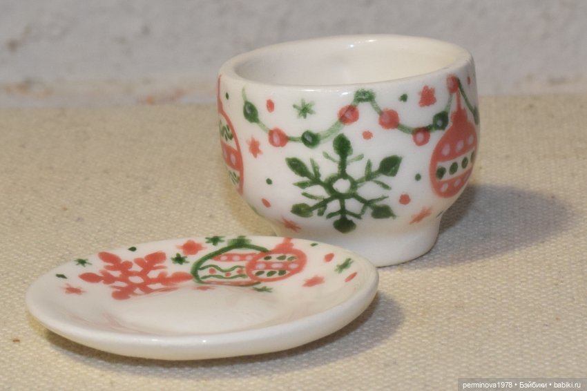 Чайные пары 1 к 4 — Кукольная миниатюра своими руками: еда