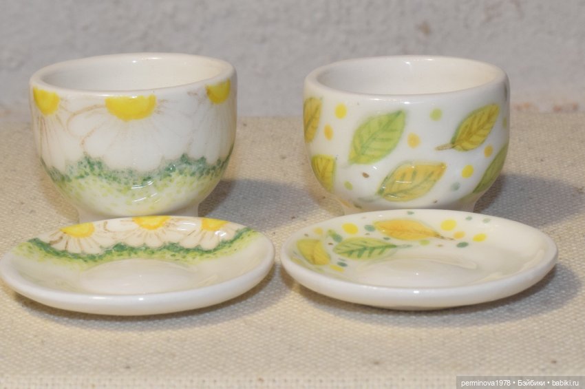 Чайные пары 1 к 4 — Кукольная миниатюра своими руками: еда (фото 7)