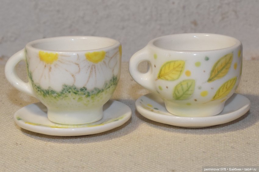 Чайные пары 1 к 4 — Кукольная миниатюра своими руками: еда (фото 8)