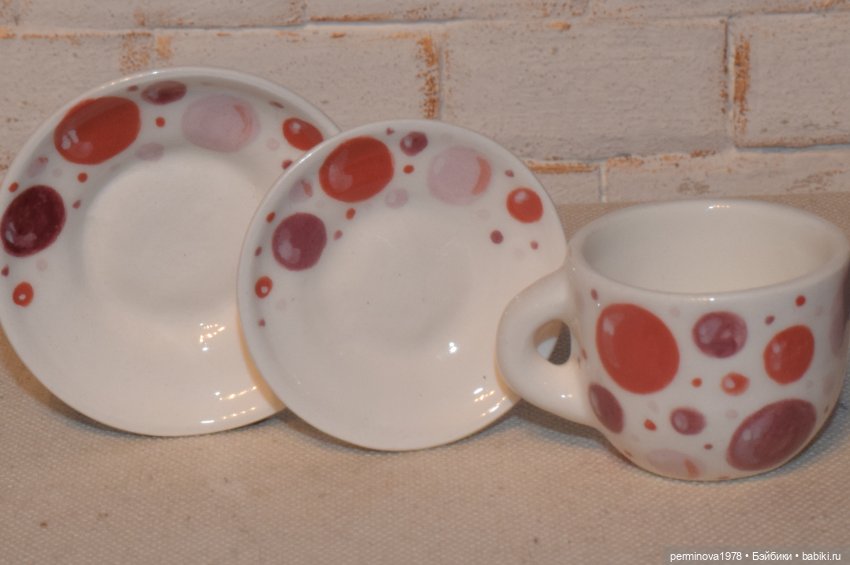 Посуда для больших кукол 1 к 3 (фото 2)