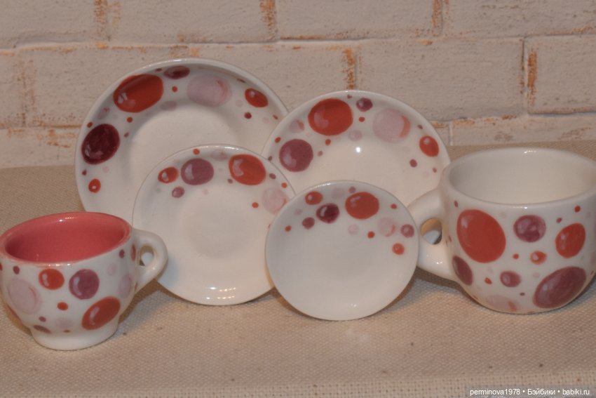 Посуда для больших кукол 1 к 3 (фото 5)