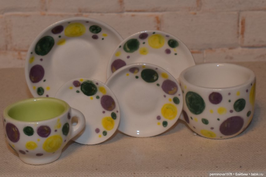 Посуда для больших кукол 1 к 3 (фото 6)
