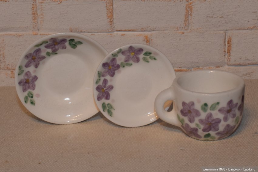 Посуда для больших кукол 1 к 3 (фото 4)