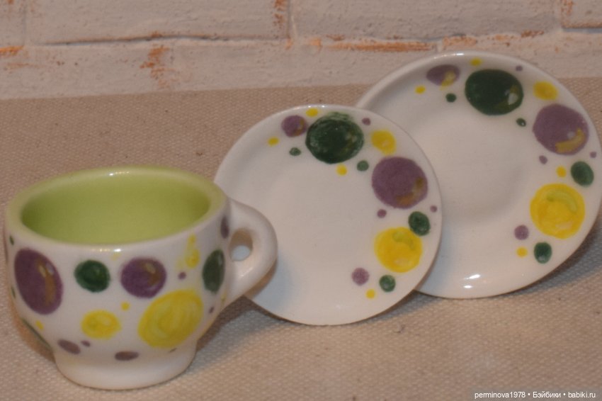 Посуда для больших кукол 1 к 3 (фото 8)