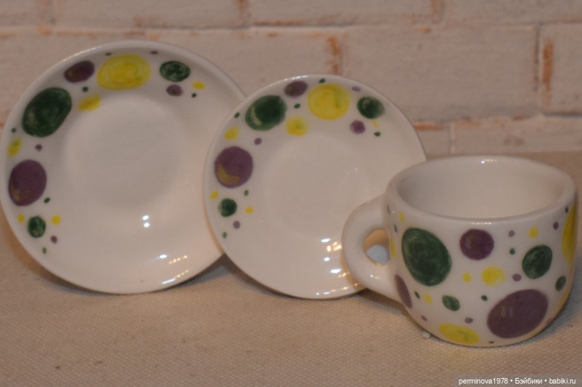 Посуда для больших кукол 1 к 3 (фото 3)